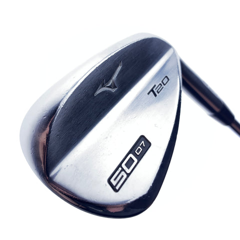 Used Mizuno T20 Satin Chrome Gap Wedge / 50.0 Degrees / Stiff Flex