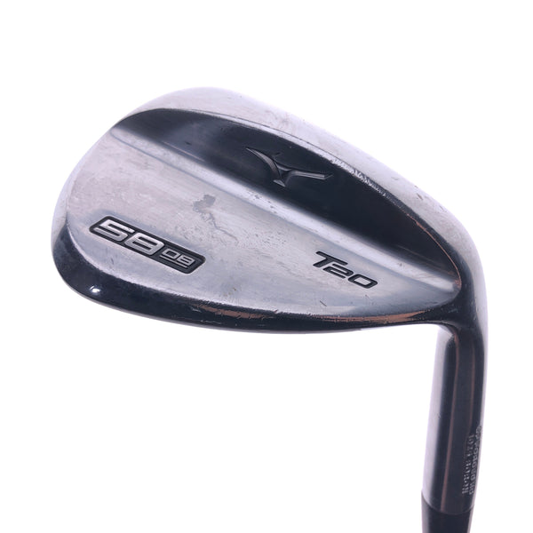 Used Mizuno T20 Satin Chrome Lob Wedge / 58.0 Degrees / Stiff Flex