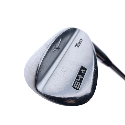 Used Mizuno T20 Satin Chrome Sand Wedge / 54.0 Degrees / Stiff Flex