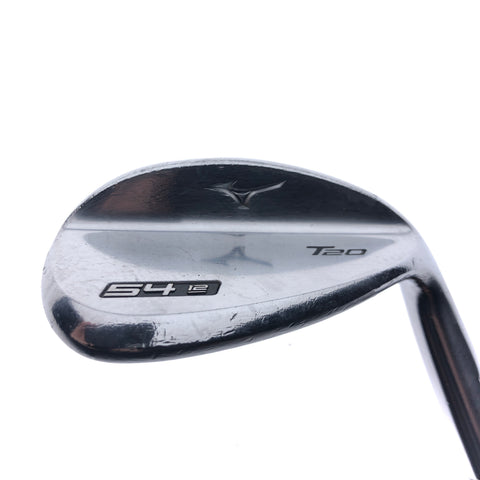 Used Mizuno T20 Satin Chrome Sand Wedge / 54.0 Degrees / Stiff Flex
