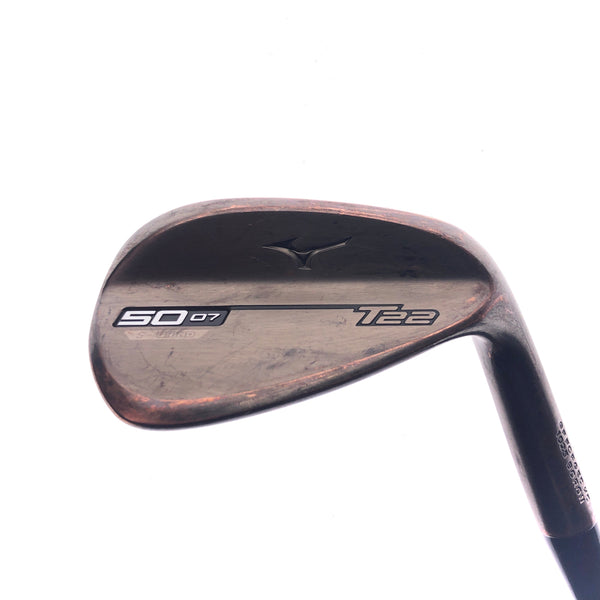 Used Mizuno T22 Denim Copper Gap Wedge / 50.0 Degrees / Stiff Flex