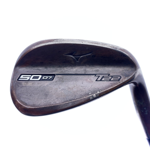 Used Mizuno T22 Denim Copper Gap Wedge / 50.0 Degrees / X-Stiff Flex