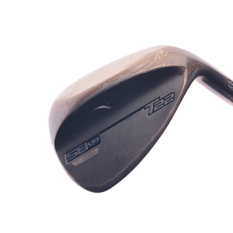 Used Mizuno T22 Denim Copper Lob Wedge / 58.0 Degrees / Stiff Flex