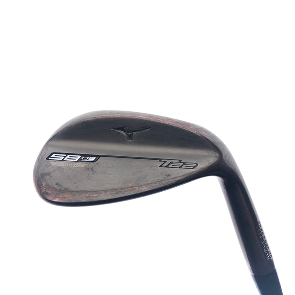 Used Mizuno T22 Denim Copper Lob Wedge / 58.0 Degrees / Stiff Flex