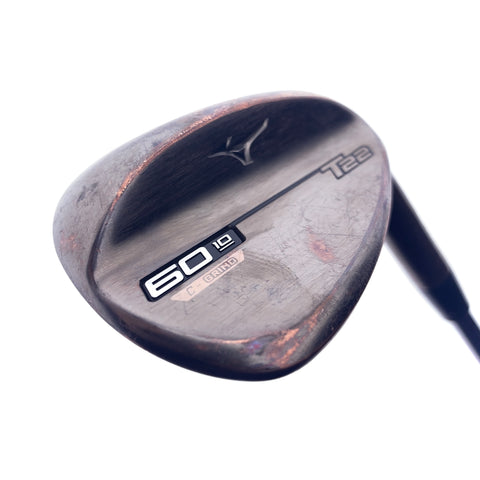 Used Mizuno T22 Denim Copper Lob Wedge / 60.0 Degrees / Stiff Flex