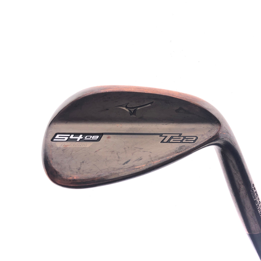 Used Mizuno T22 Denim Copper Sand Wedge / 54.0 Degrees / Stiff Flex