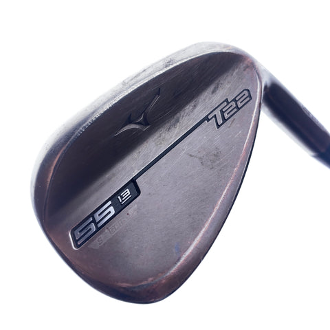 Used Mizuno T22 Denim Copper Sand Wedge / 55.0 Degrees / Stiff Flex