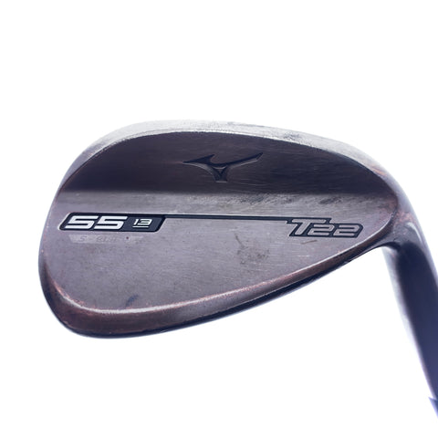 Used Mizuno T22 Denim Copper Sand Wedge / 55.0 Degrees / Stiff Flex