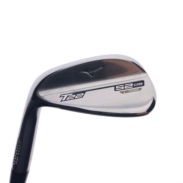 Used Mizuno T22 Gap Wedge / 52.0 Degrees / Stiff Flex / Left-Handed