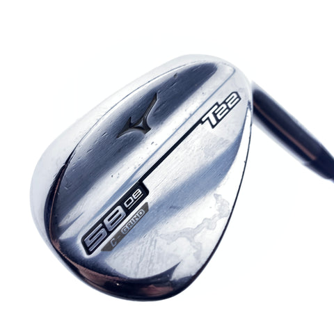 Used Mizuno T22 Lob Wedge / 58.0 Degrees / Stiff Flex