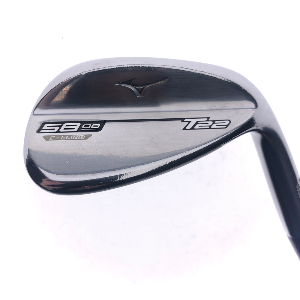 Used Mizuno T22 Lob Wedge / 58.0 Degrees / Stiff Flex