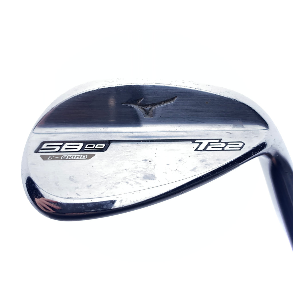 Used Mizuno T22 Lob Wedge / 58.0 Degrees / Stiff Flex