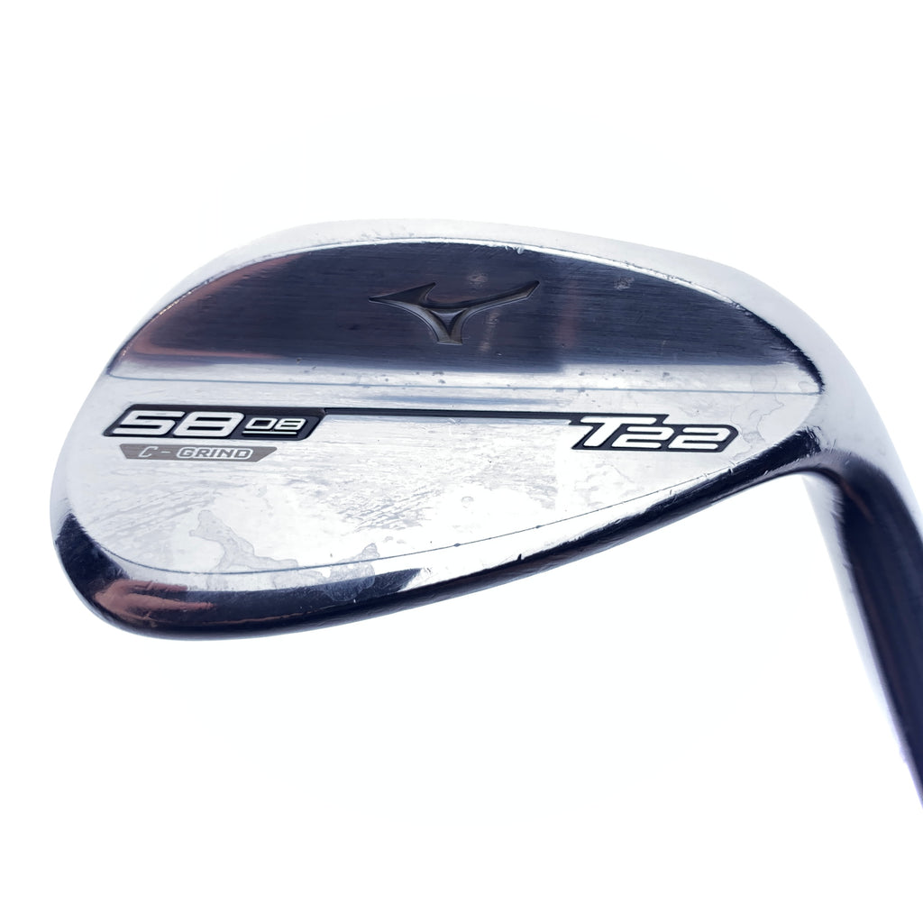 Used Mizuno T22 Lob Wedge / 58.0 Degrees / Stiff Flex
