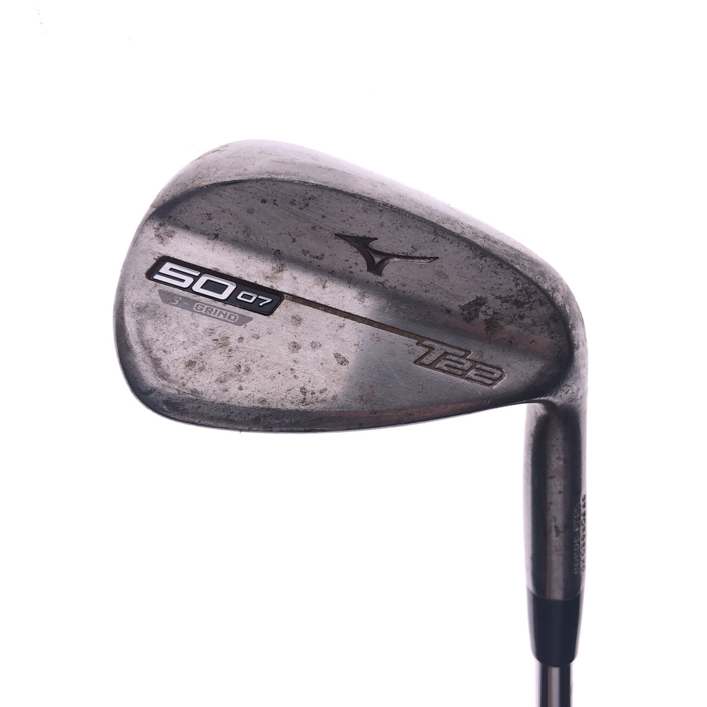 Used Mizuno T22 Raw Gap Wedge / 50.0 Degrees / Stiff Flex