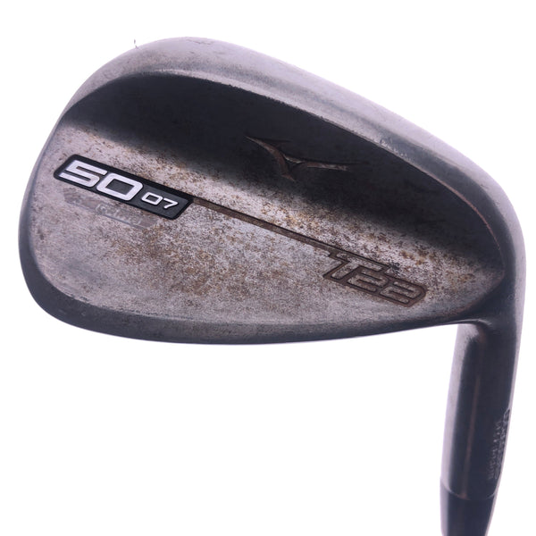 Used Mizuno T22 Raw Gap Wedge / 50.0 Degrees / X-Stiff Flex