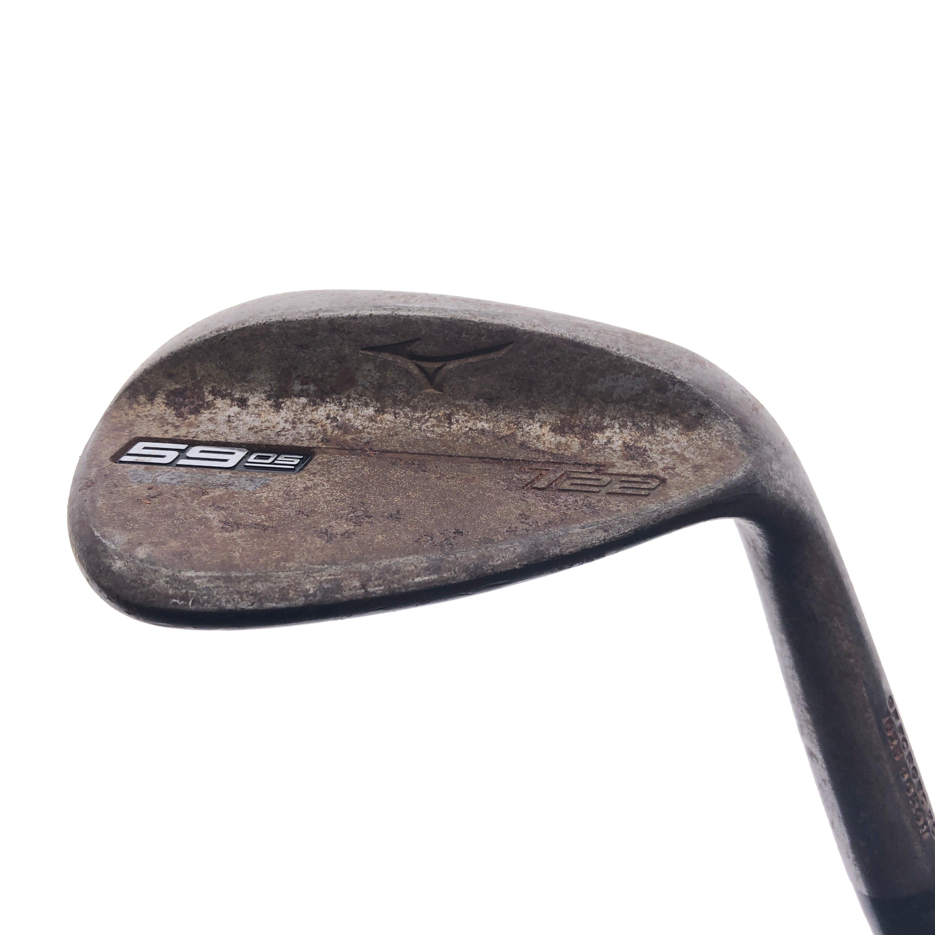 Used Mizuno T22 Raw Lob Wedge / 59.0 Degrees / Stiff Flex