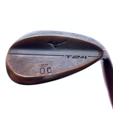 Used Mizuno T24 Denim Copper Lob Wedge / 60.0 Degrees / Stiff Flex