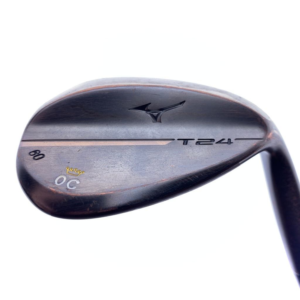 Used Mizuno T24 Denim Copper Lob Wedge / 60.0 Degrees / Stiff Flex