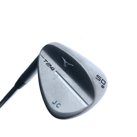 Used Mizuno T24 White Satin Gap Wedge / 50.0 Degrees / Stiff Flex / Left-Handed