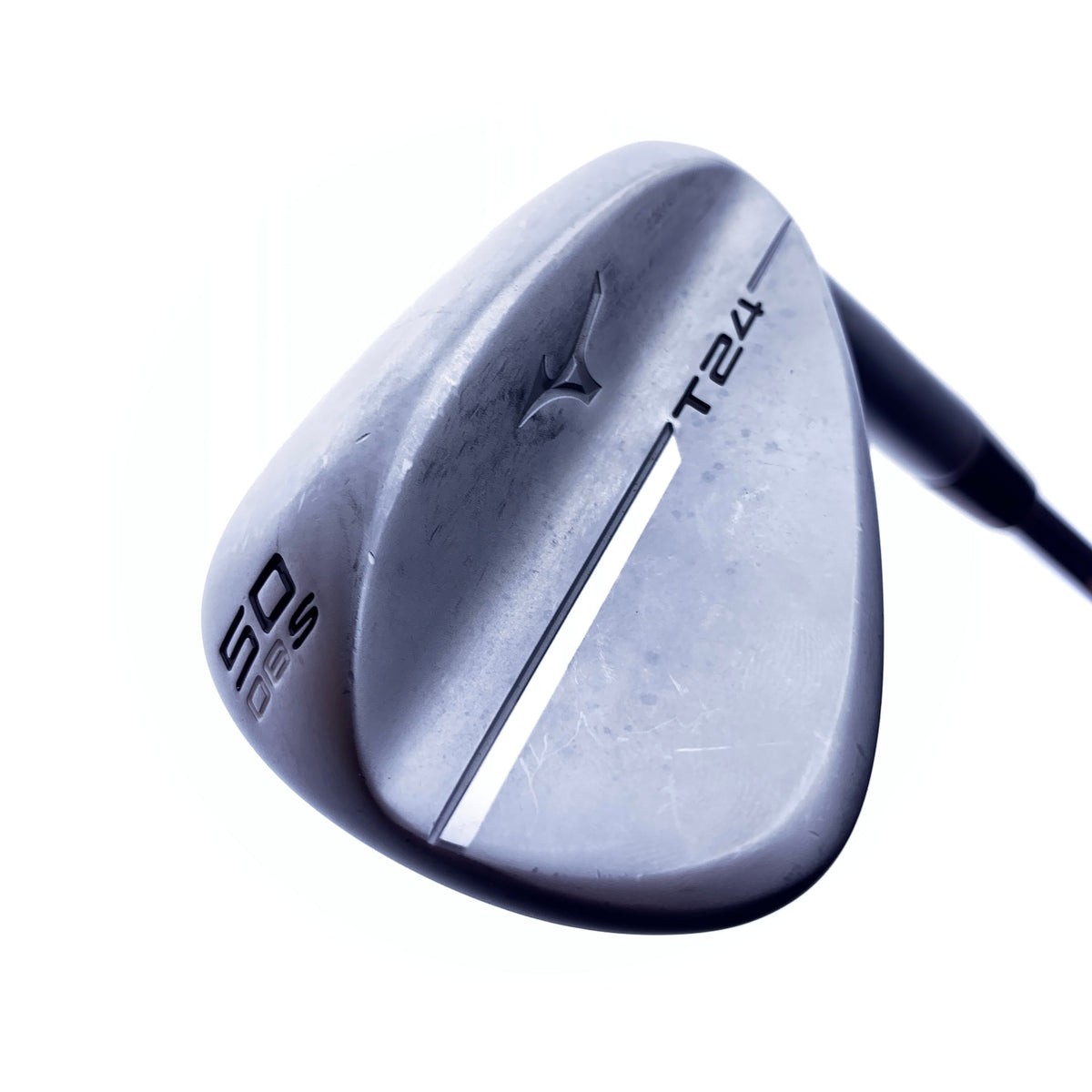Used Mizuno T24 White Satin Gap Wedge / 50.0 Degrees / X-Stiff Flex