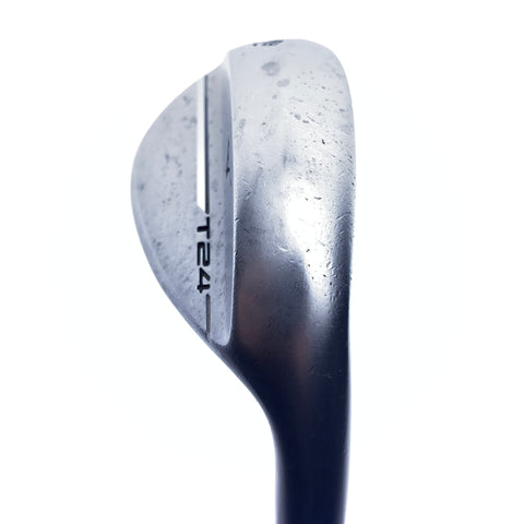 Used Mizuno T24 White Satin Lob Wedge / 58.0 Degrees / X-Stiff Flex