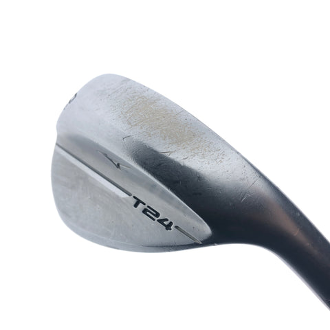 Used Mizuno T24 White Satin Lob Wedge / 60.0 Degrees / Stiff Flex