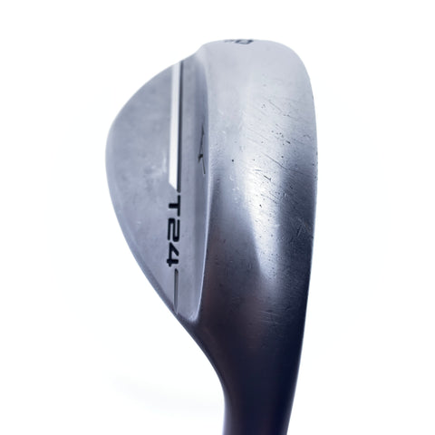 Used Mizuno T24 White Satin Lob Wedge / 60.0 Degrees / Stiff Flex