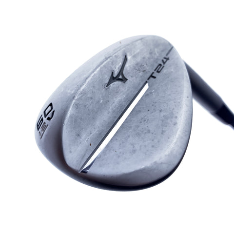 Used Mizuno T24 White Satin Lob Wedge / 60.0 Degrees / X-Stiff Flex