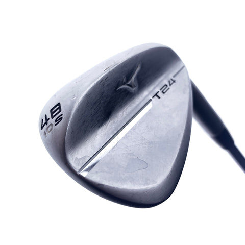 Used Mizuno T24 White Satin Pitching Wedge / 48.0 Degrees / X-Stiff Flex
