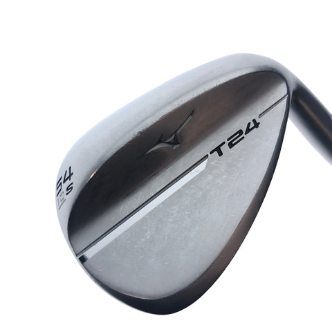 Used Mizuno T24 White Satin Sand Wedge / 54.0 Degrees / X-Stiff Flex