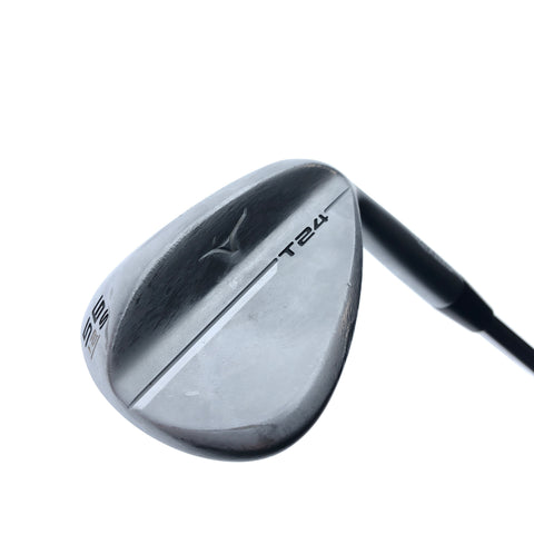 Used Mizuno T24 White Satin Sand Wedge / 56.0 Degrees / Stiff Flex