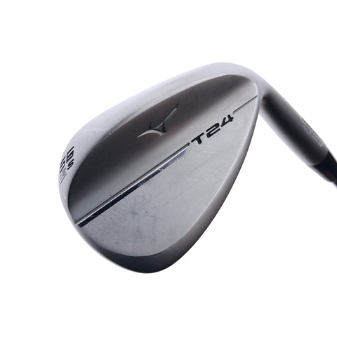 Used Mizuno T24 White Satin Sand Wedge / 56.0 Degrees / Stiff Flex