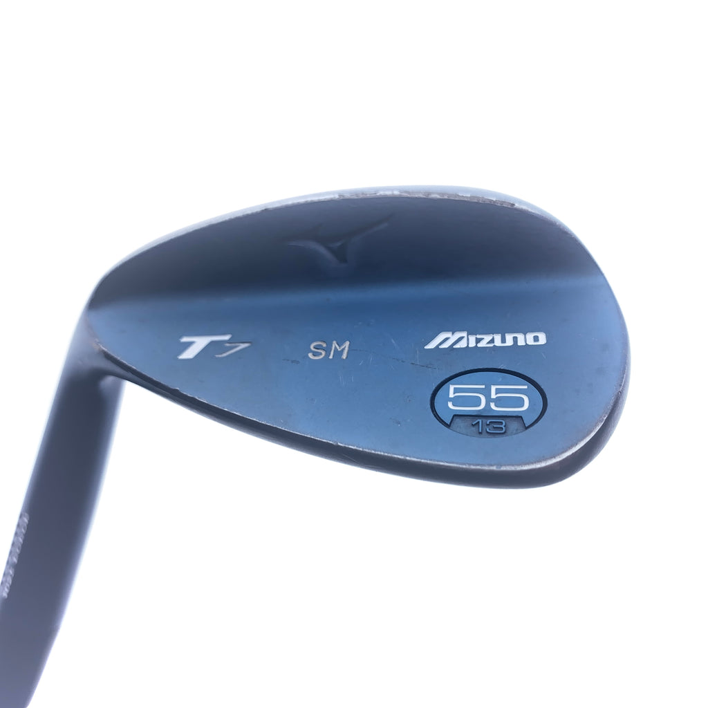 Used Mizuno T7 Blue Sand Wedge / 55.0 Degrees / Regular Flex / Left-Handed