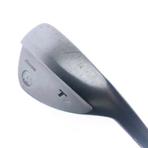 Used Mizuno T7 White Satin Lob Wedge / 58.0 Degrees / Regular Flex