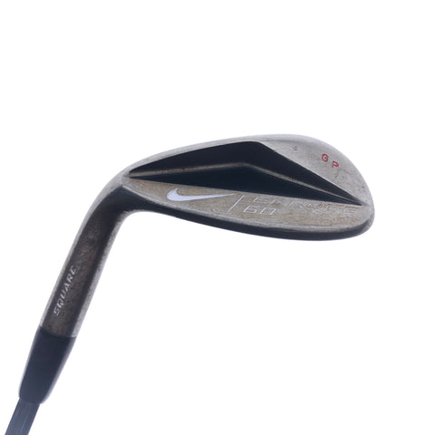 Used Nike Engage Square Sole Lob Wedge / 60.0 Degrees / Stiff Flex / Left-Handed