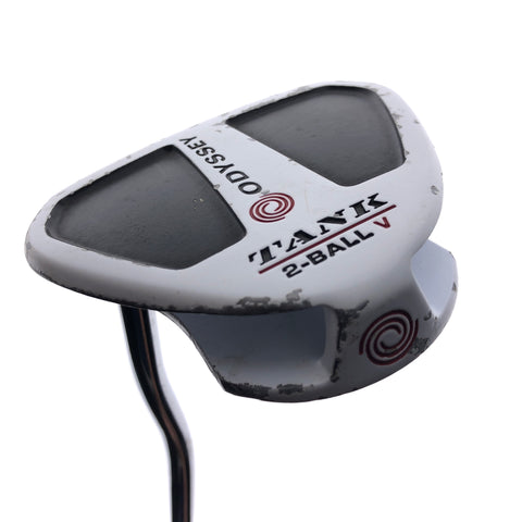 Used Odyssey 2-Ball Tank V Putter / 38.0 Inches / Left-Handed