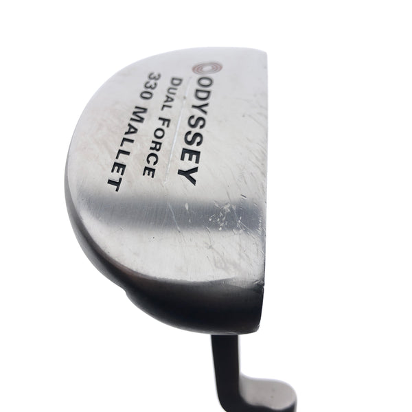 Used Odyssey Dual Force 330 Mallett Putter / 34.0 Inches