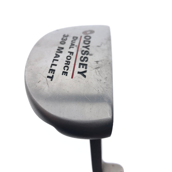Used Odyssey Dual Force 330 Mallett Putter / 34.0 Inches