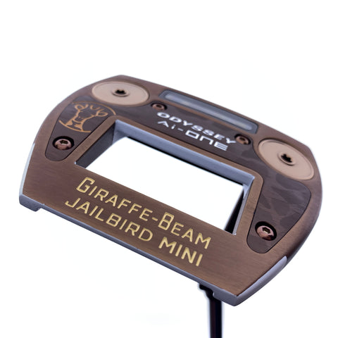 Used Odyssey Giraffe Beam Jailbird Mini Putter / 34.0 Inches