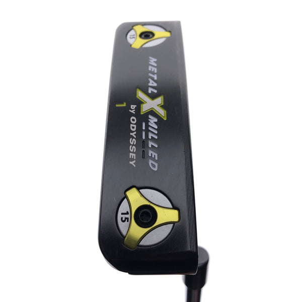 Used Odyssey Metal X Milled #1 Putter / 34.0 Inches
