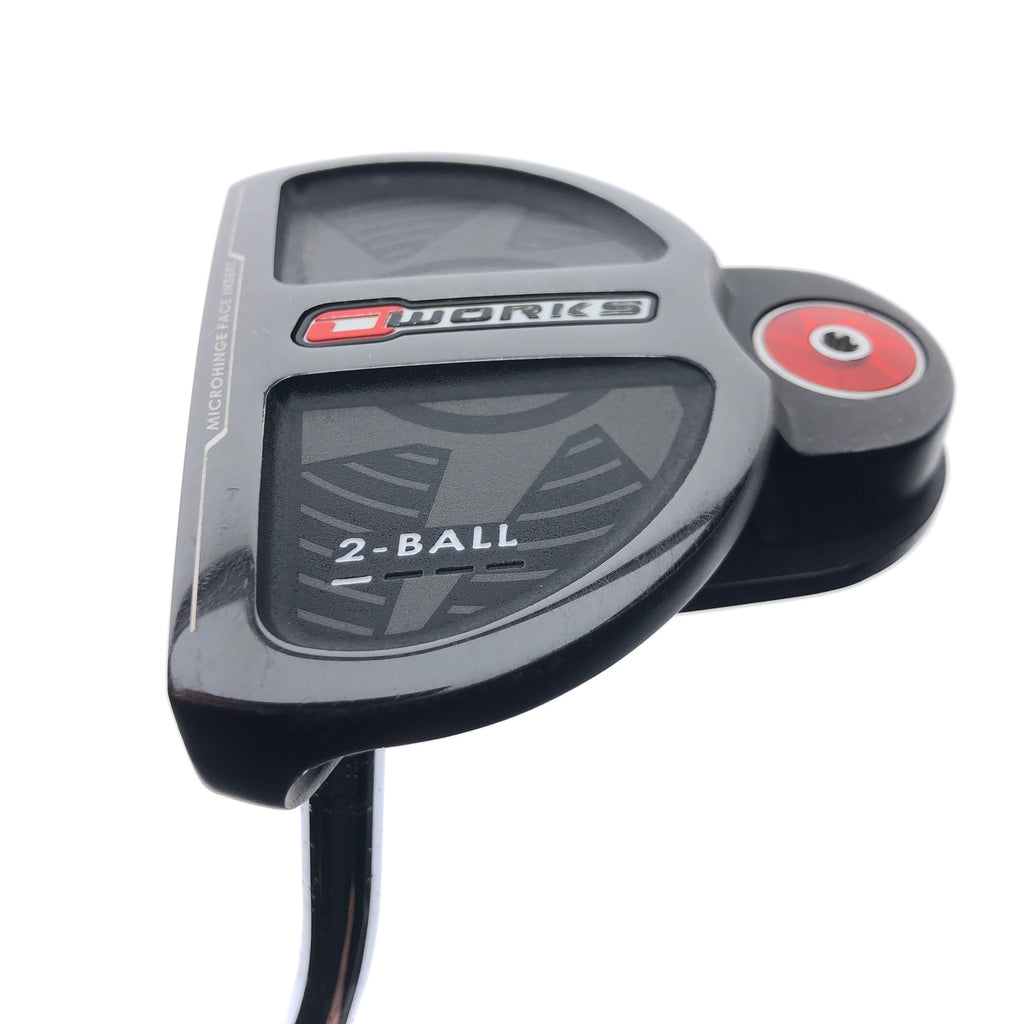 Used Odyssey O-Works 2-Ball Putter / 33.5 Inches / Left-Handed