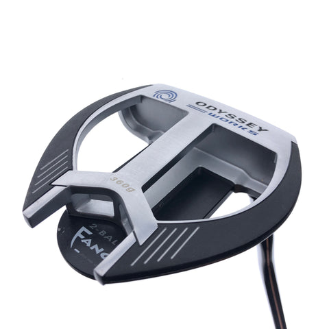 Used Odyssey O-Works Black 2-Ball Fang Putter / 33.00 Inches