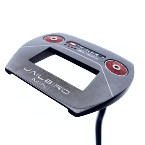 Used Odyssey O-Works Black Jailbird Mini Putter / 35.0 Inches