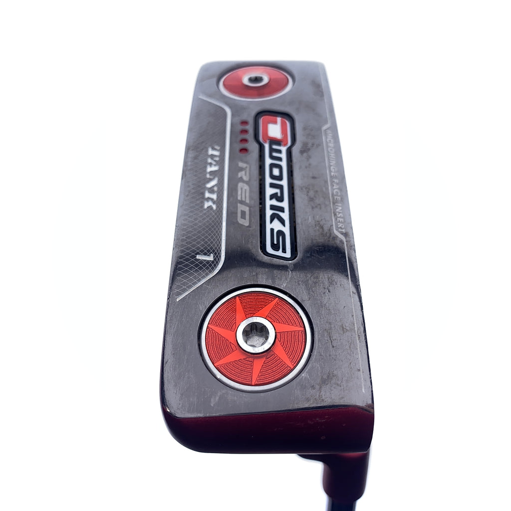 Used Odyssey O-Works Red 1 Tank Putter / 35.0 Inches
