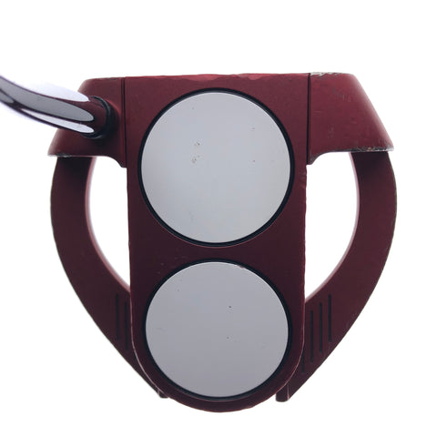Used Odyssey O-Works Red 2-Ball Fang Putter / 34.0 Inches