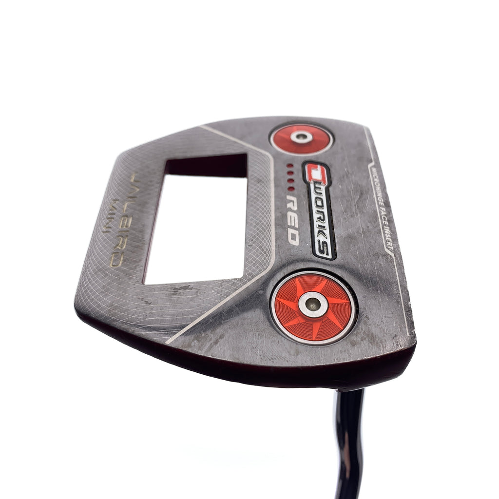 Used Odyssey O-Works Red Jailbird Mini Putter / 34.0 Inches