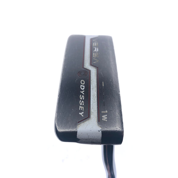 Used Odyssey Versa #1 Wide Black Putter / 33.0 Inches