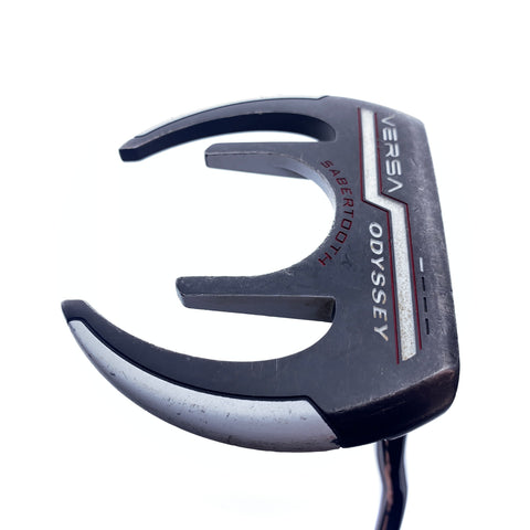 Used Odyssey Versa 90 Sabertooth Black Putter / 33.0 Inches