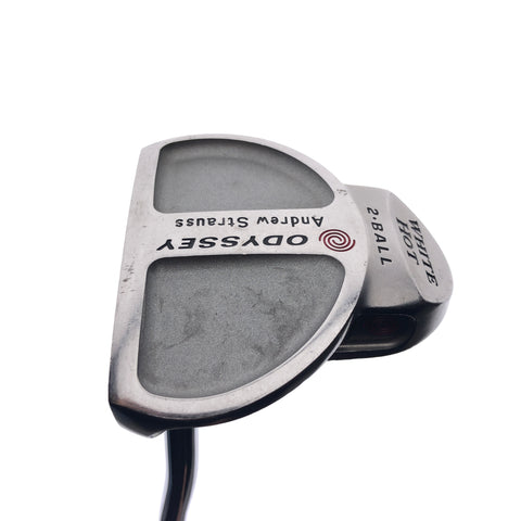 Used Odyssey White Hot 2-Ball Putter / 35.0 Inches / Left-Handed