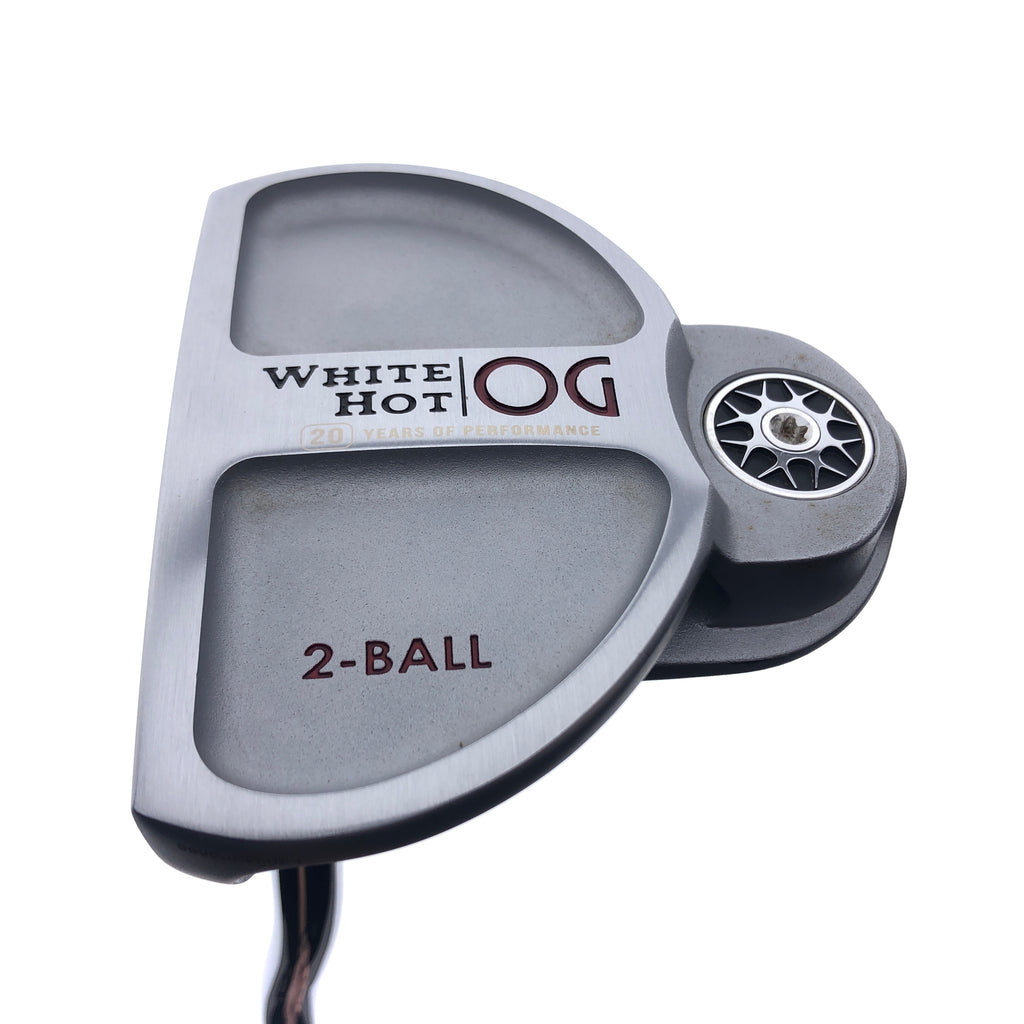 Used Odyssey White Hot OG 2-Ball Putter / 34.00 Inches / Left-Handed